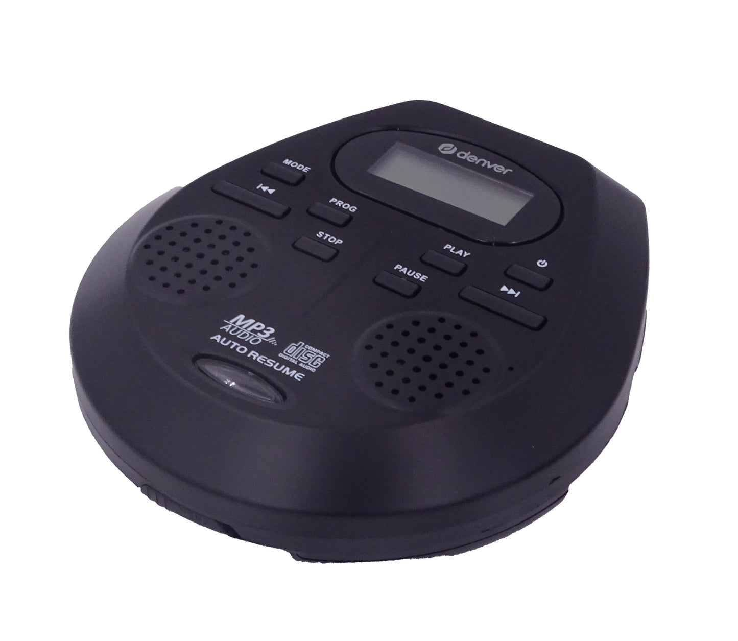 Portable CD/MP3 Player with Anti-Shock - Denver DMP-395B Black