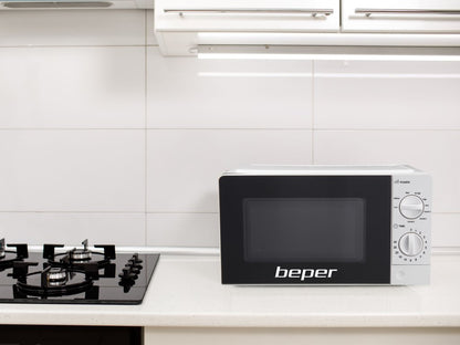 Микроволновая печь Beper P101FOR001 20л, 700Вт, функция разморозки и гриля