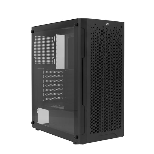 Корпус компьютера White Shark GCC-2302 Bullet Black — ATX Mid Tower, черный, металл/пластик/закаленное стекло, ATX/M-ATX/ITX, графический процессор 330 мм