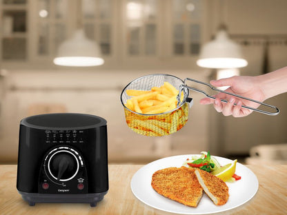 Electric mini fryer with adjustable temperature Beper P101FRI100