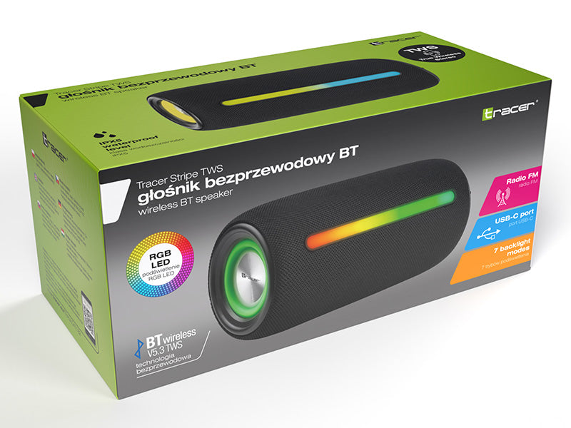 Tracer 47182 Stripe TWS Bluetooth Черный