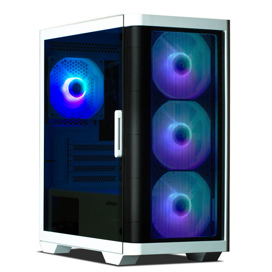 mATX Mini-Tower case with RGB lighting - Zalman M4 White