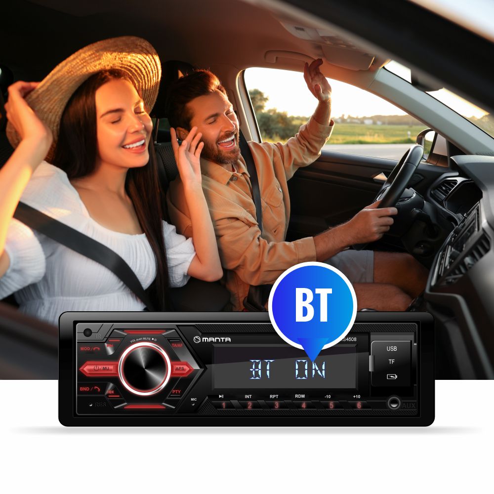 Automagnētola ar Bluetooth un USB – Manta RS4508 Ottawa