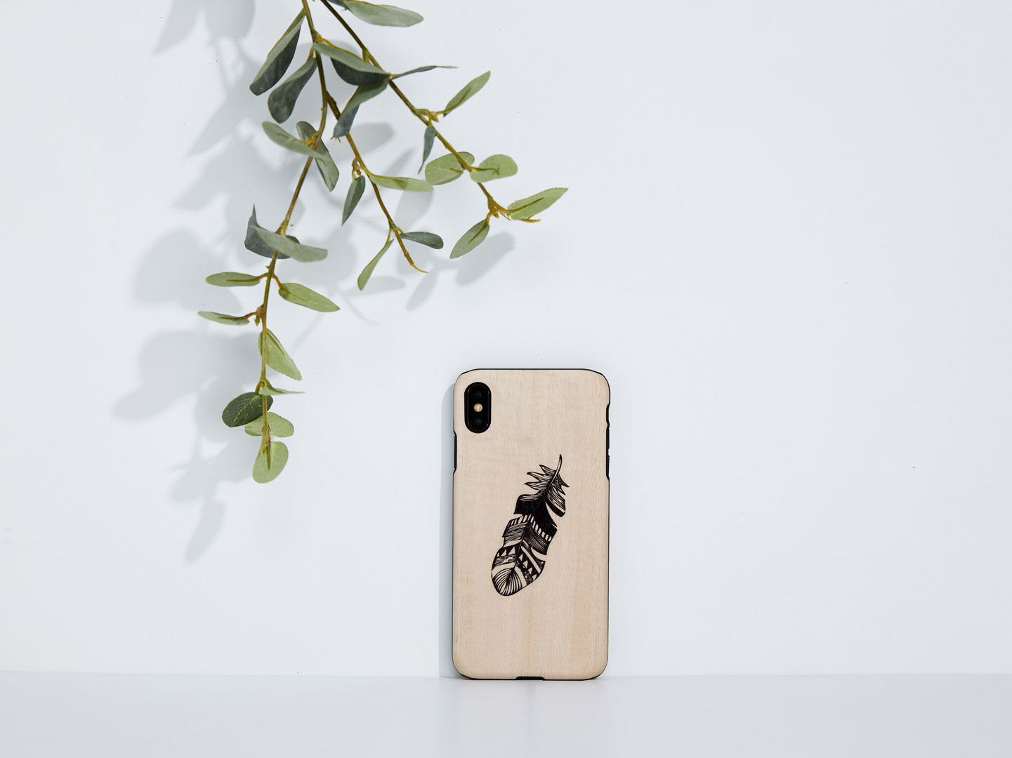 Viedtālruņa vāciņš no dabīga koka iPhone XS Max MAN&WOOD