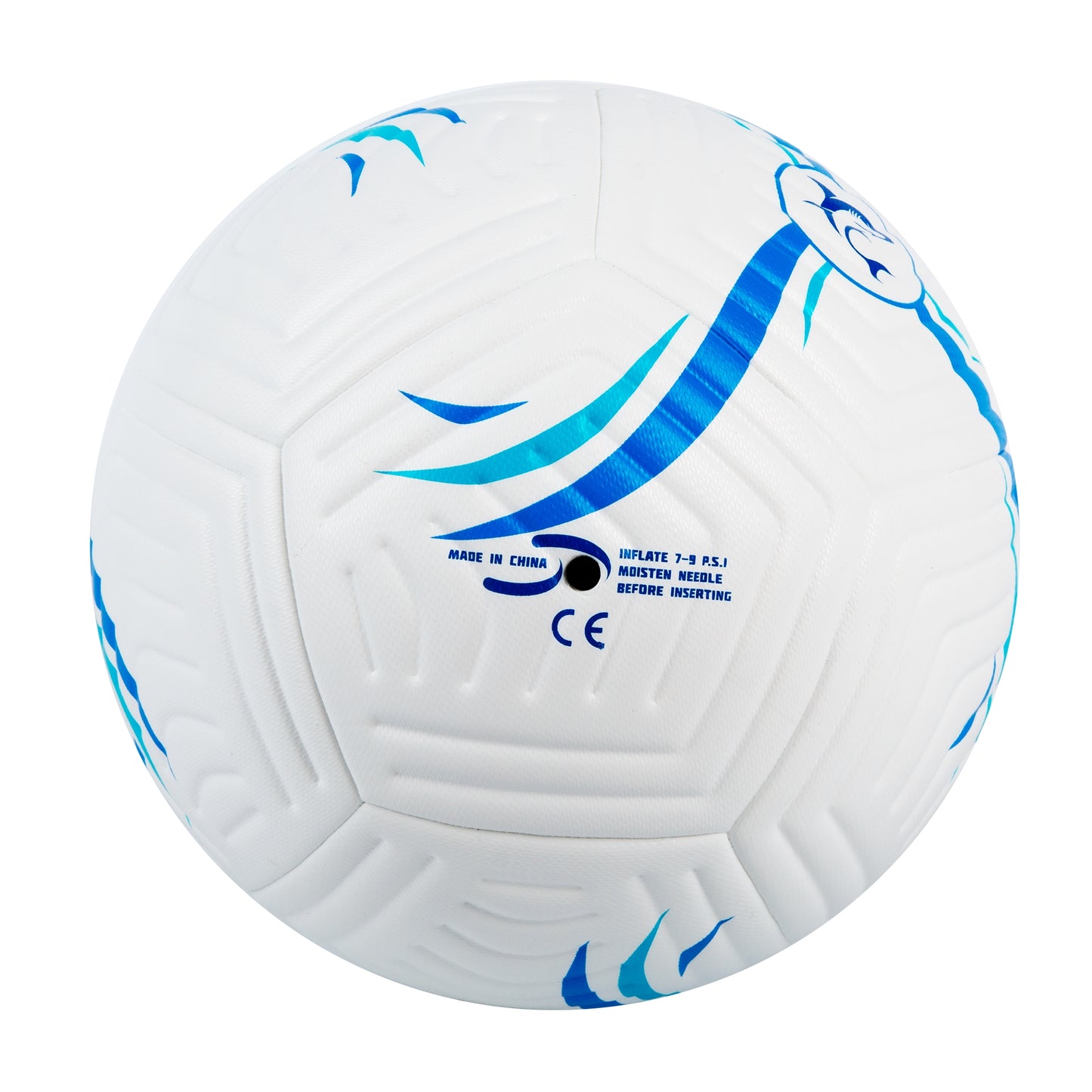 Soccer ball size 5, 12-panel, White Shark MB-001