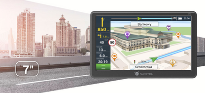 Navigation device with 47 maps and magnetic mount Navitel E707 