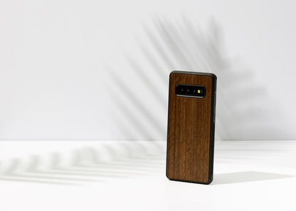 Natural wood cover, black koala Samsung Galaxy S10+