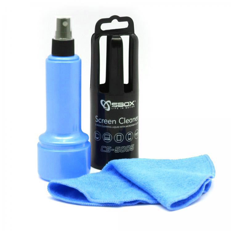 Screen cleaner 150ml blue, antistatic, Sbox CS-5005B