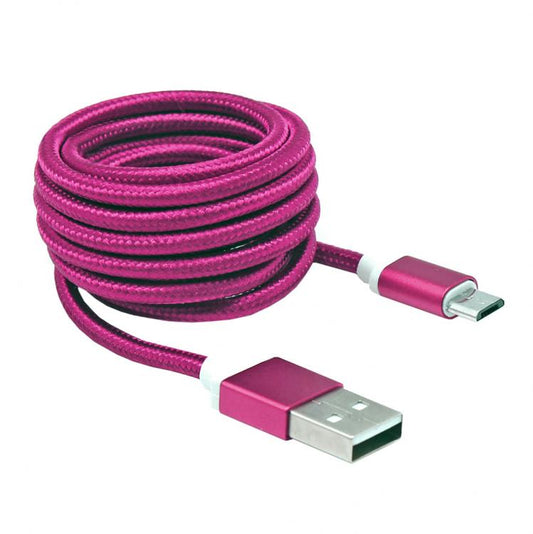 Sbox USB-&gt;Micro USB M/M 1.5m USB-10315P Pitaya Pink 