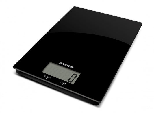 Digital ultra-thin glass kitchen scales - Salter 1170 BKDRCEU16