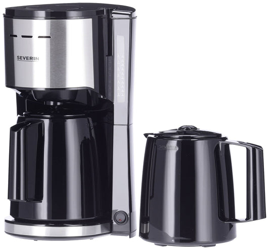 Filter coffee machine with thermos mug, Severin KA 9308