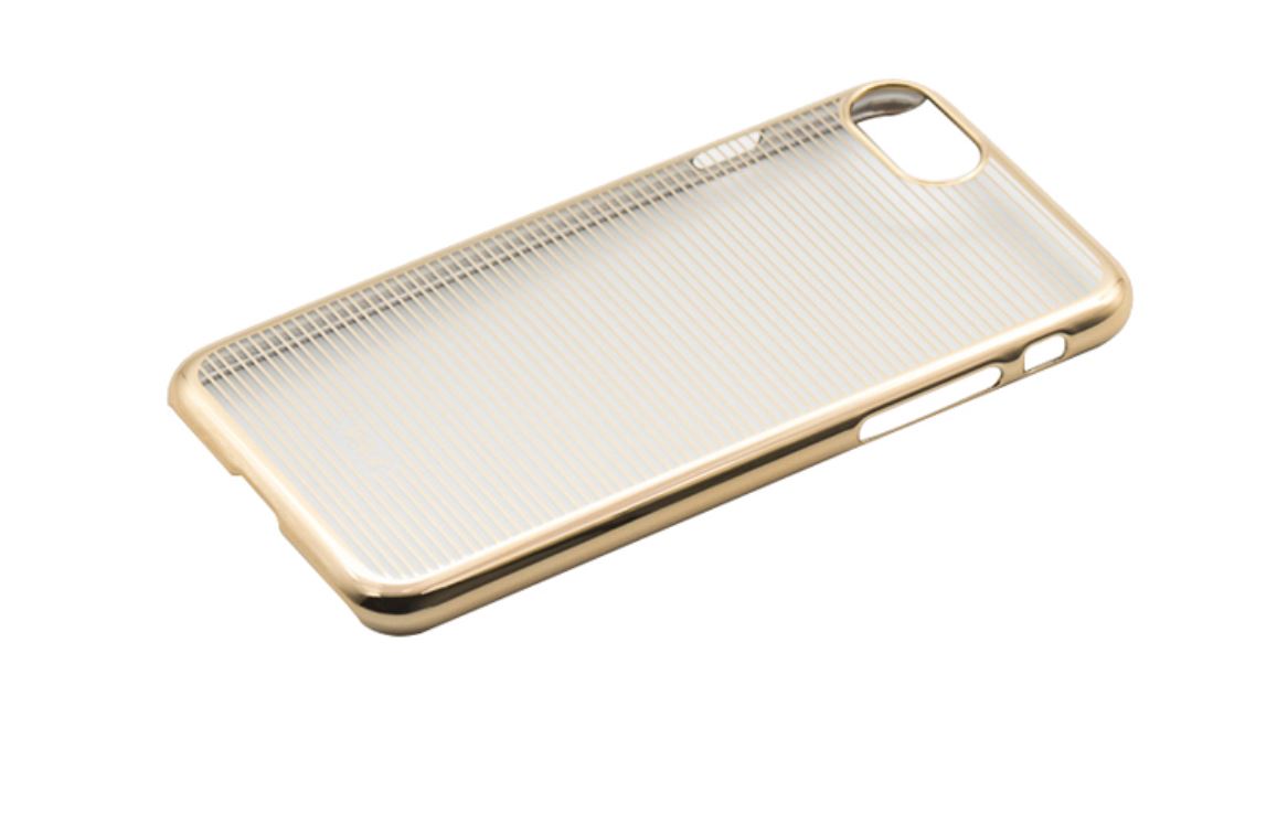 Hard Case iPhone 7 Horizontal Gold Stripes - Tellur