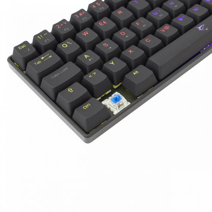 Compact gaming keyboard with blue switches, White Shark Shinobi GK-2022