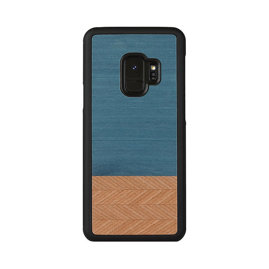 MAN&amp;WOOD Чехол для смартфона Galaxy S9 джинсовый черный