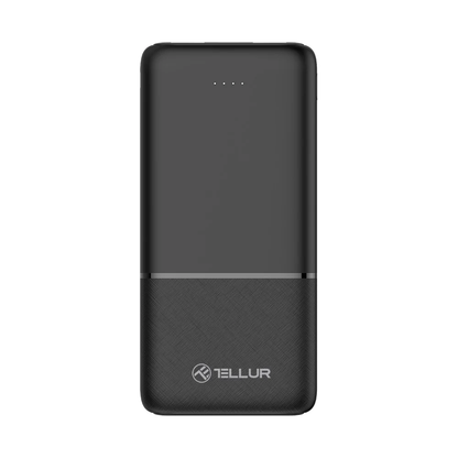 Strāvas banka 10000mAh melna Tellur