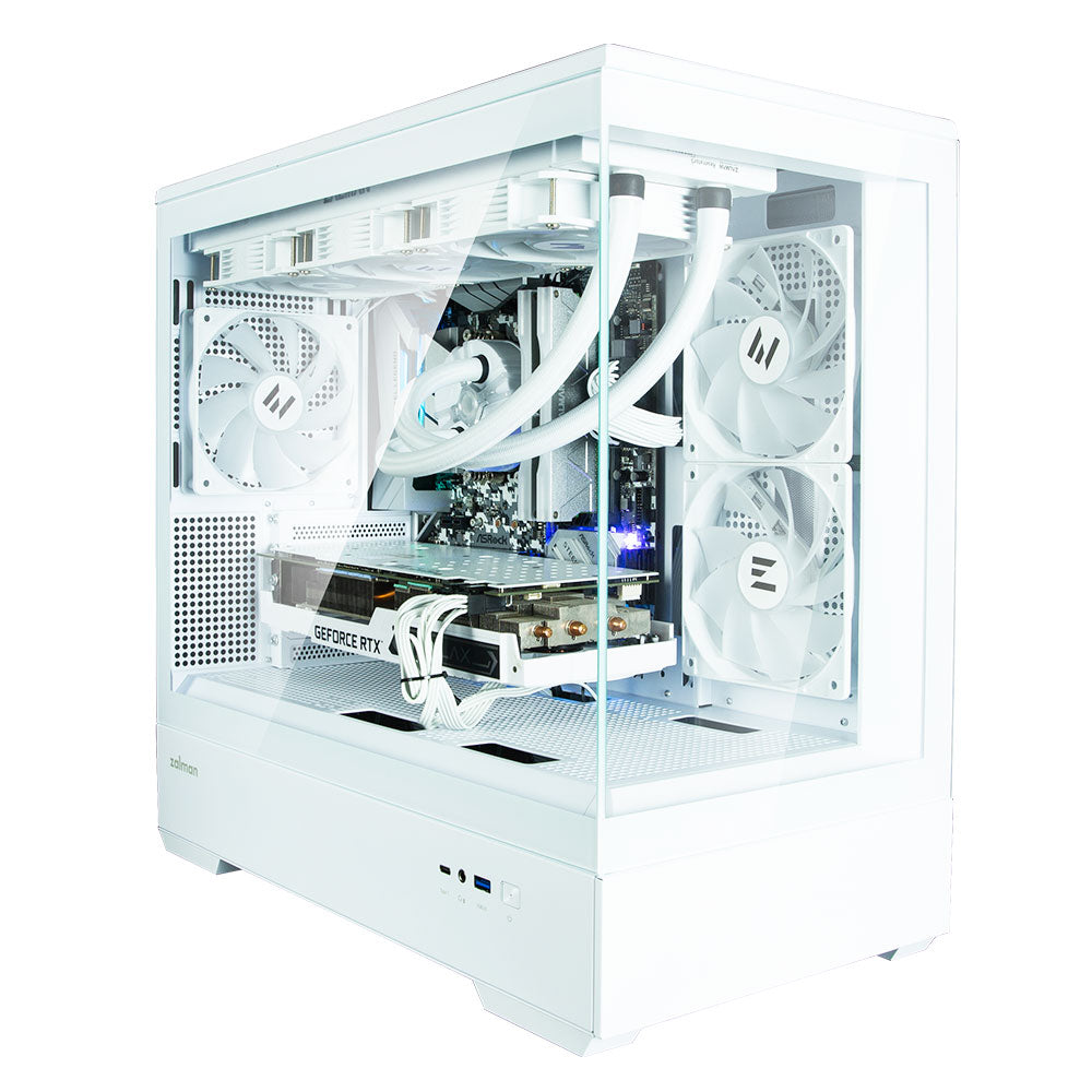 Zalman P30 White, ARGB Fan x3