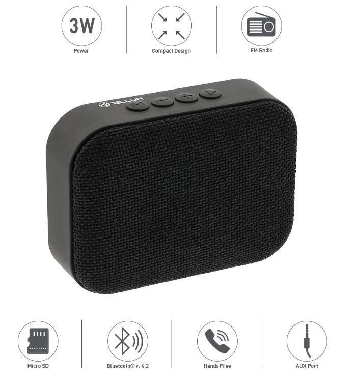 Tellur Bluetooth Speaker Callisto Black