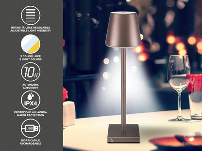 Rechargeable table lamp with touch switch Beper P201UTP103