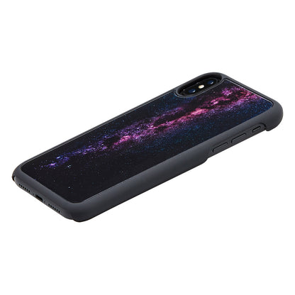 Viedtālruņa maciņš melns perlamutrs iPhone XS/S