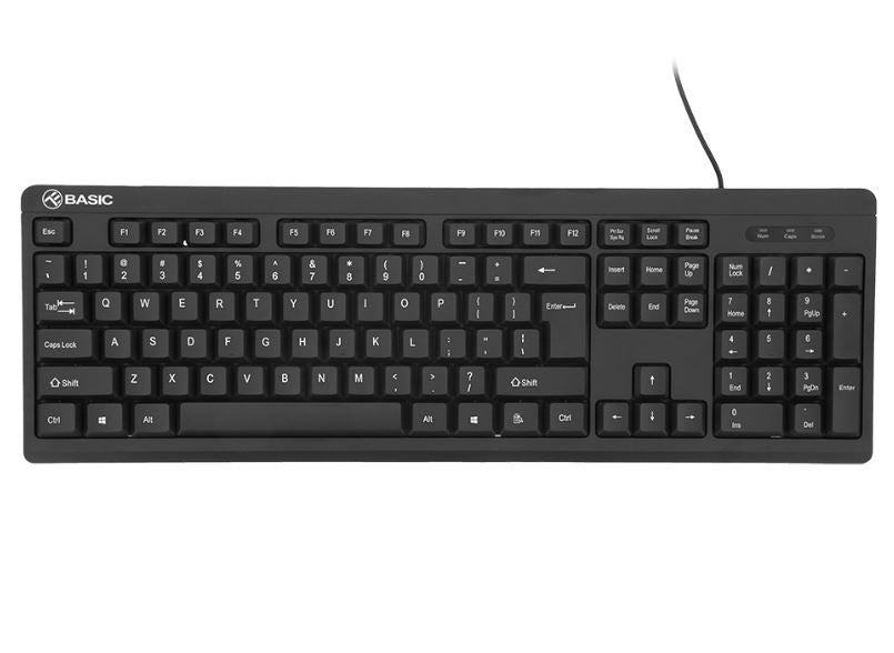 Проводная клавиатура Tellur Basic, США, USB, черная
