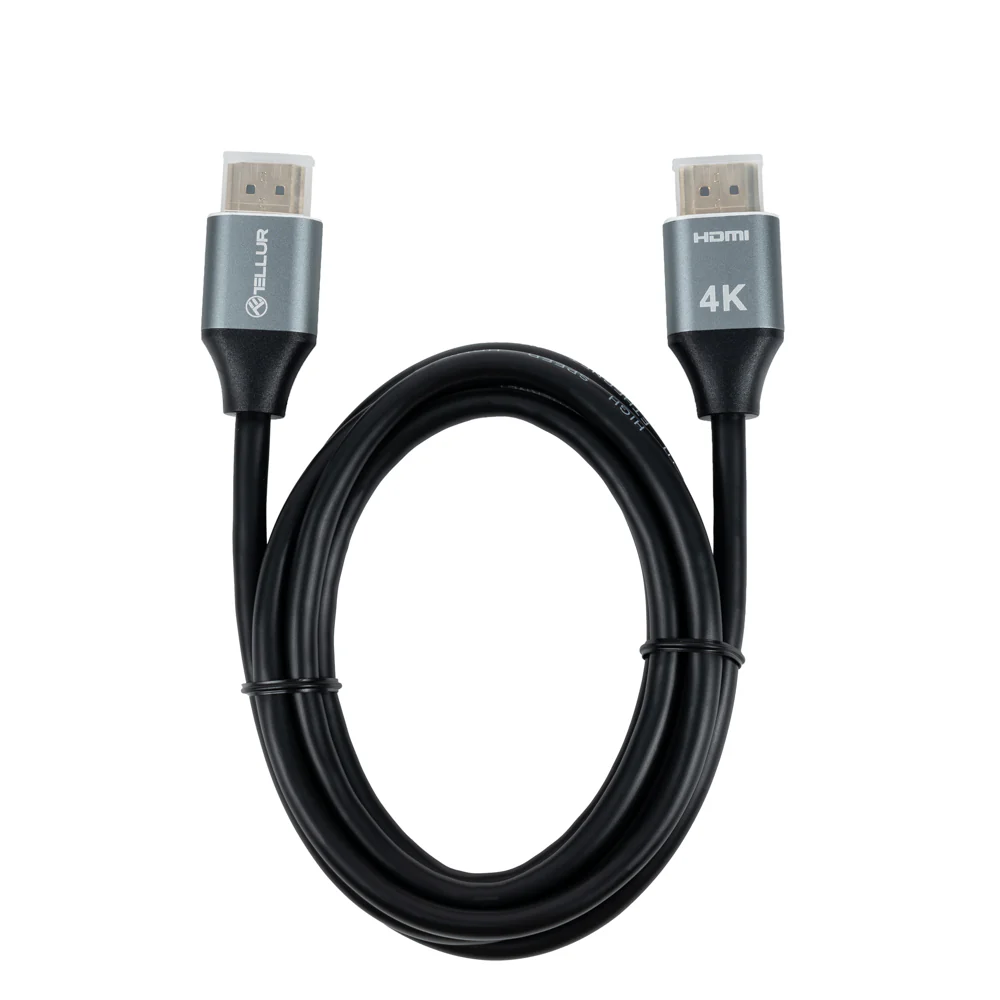 High-speed HDMI cable 4K 18Gbps, 1.5m Black - Tellur