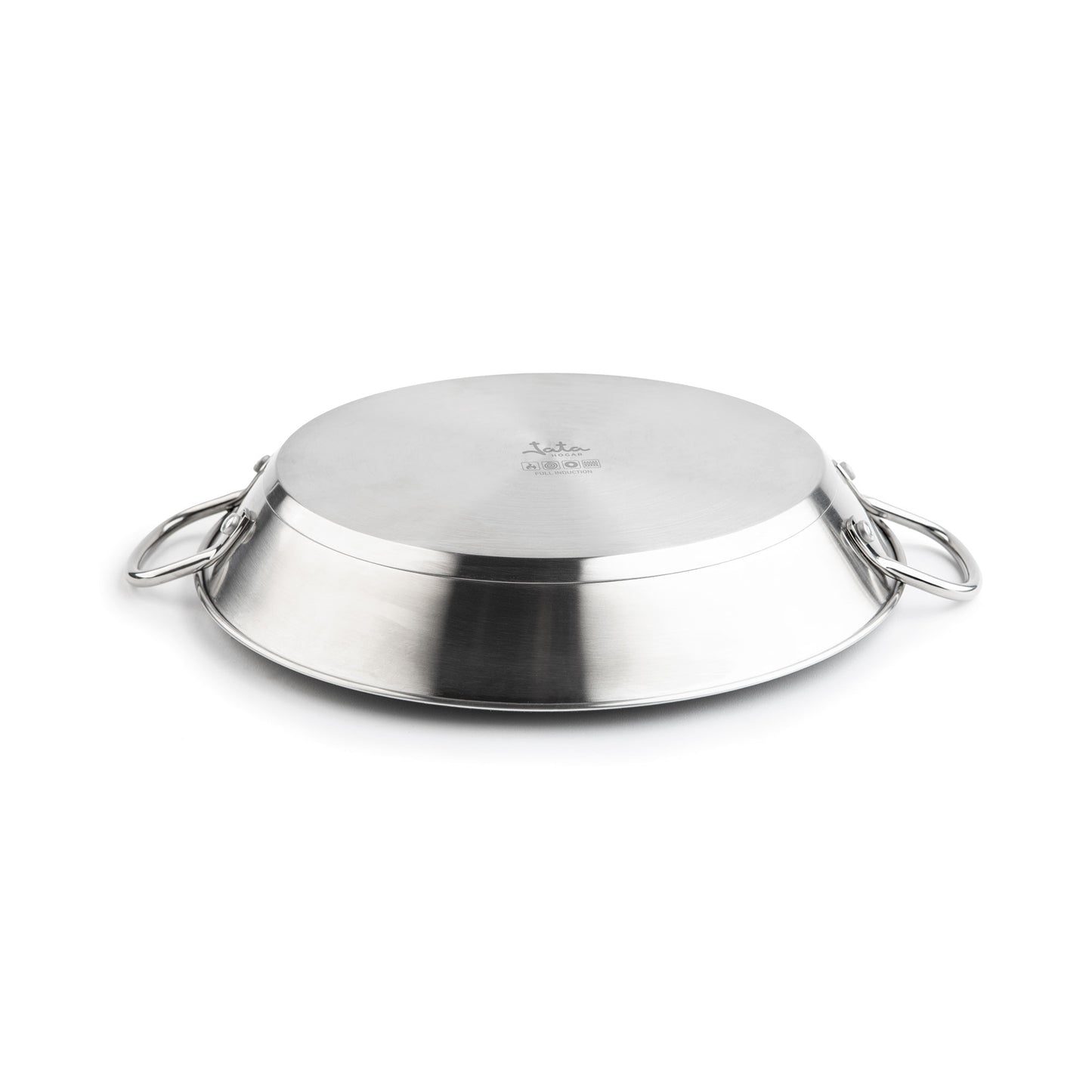 Stainless steel paella pan 32cm Jata HPAE2132