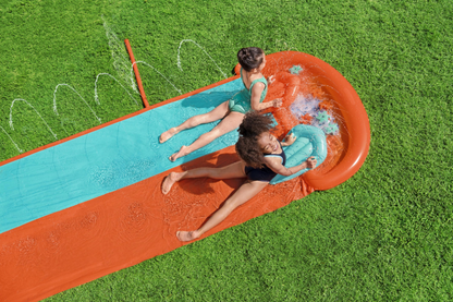 Double slide with sponges and sprinklers Bestway 52484