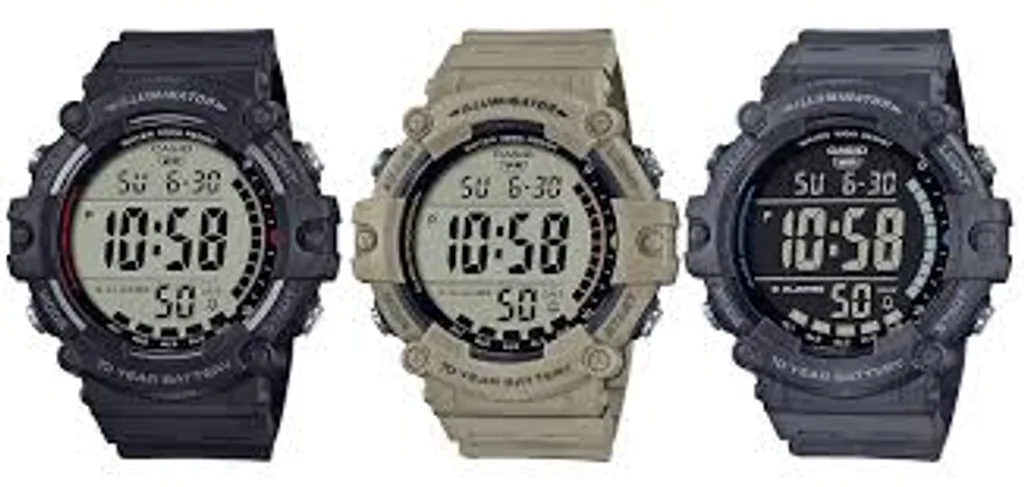 Цифровые мужские часы CASIO Collection AE-1500WH-1AVEF, черные