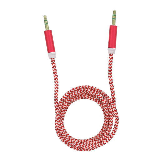 Audio kabelis aux 3.5mm, 1m, sarkans - Tellur Basic