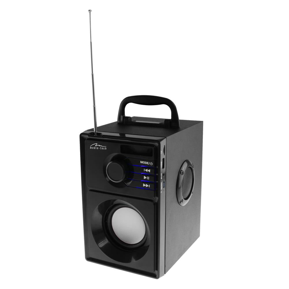 Bluetooth skaļrunis ar FM radio un LED displeju Media-Tech MT3179