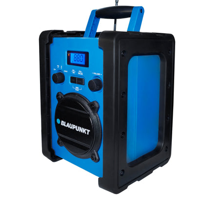 Bluetooth speaker, FM radio, AUX, LCD display, 5W - Blaupunkt PP30BT JOBSITE