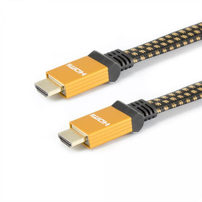 HDMI Kabelis 4K 1,5m, 24K apzeltīti spraudņi, Sbox HDMI20-HQ-15