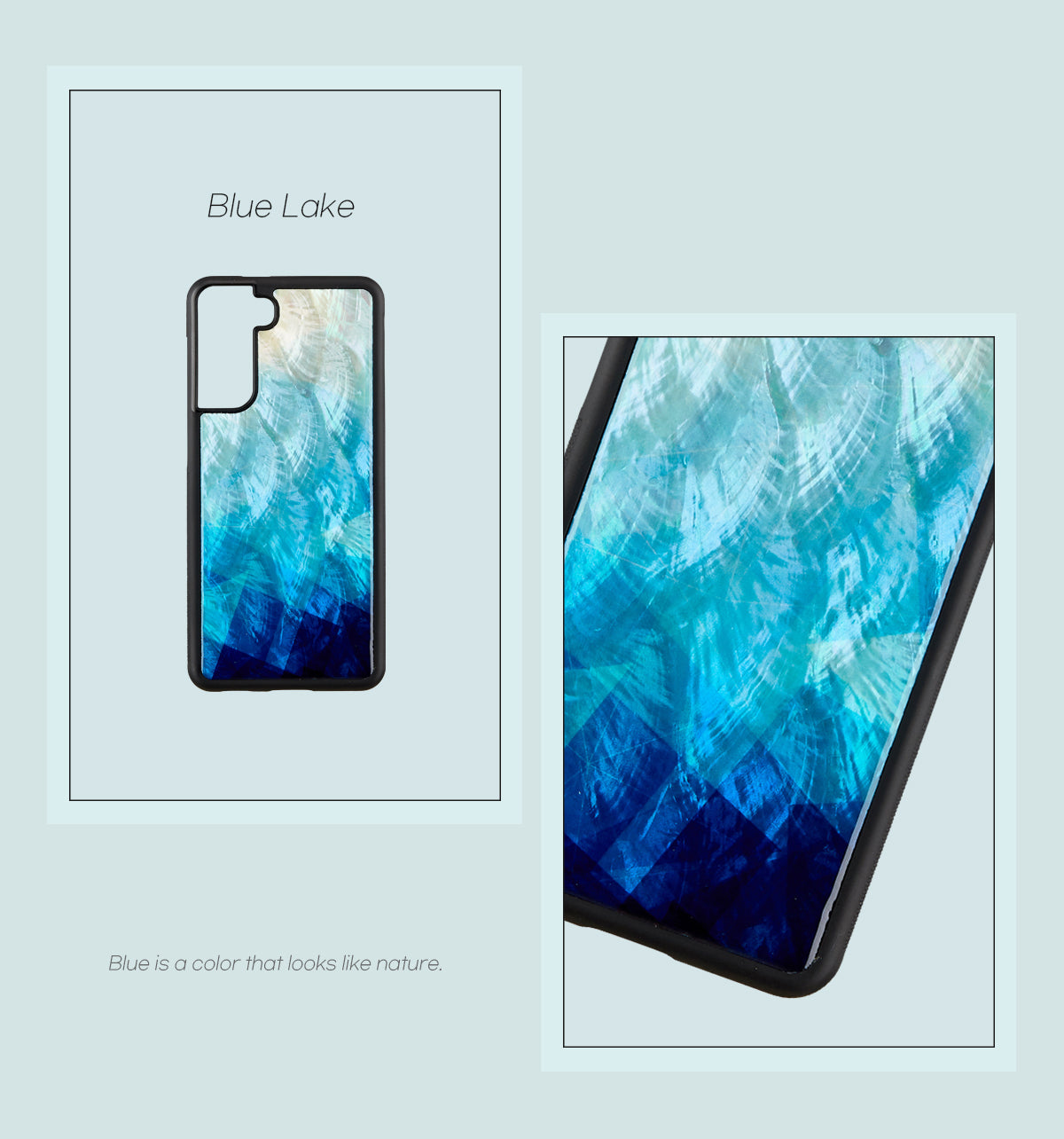 Protective cover Blue Lake Black Samsung Galaxy S21