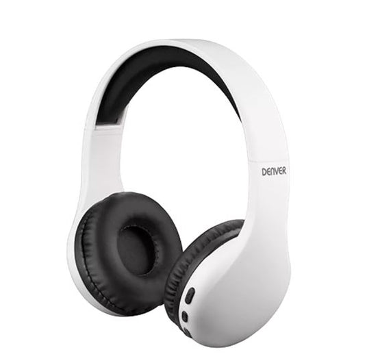 Wireless Bluetooth headphones with microphone Denver BTH-240 White