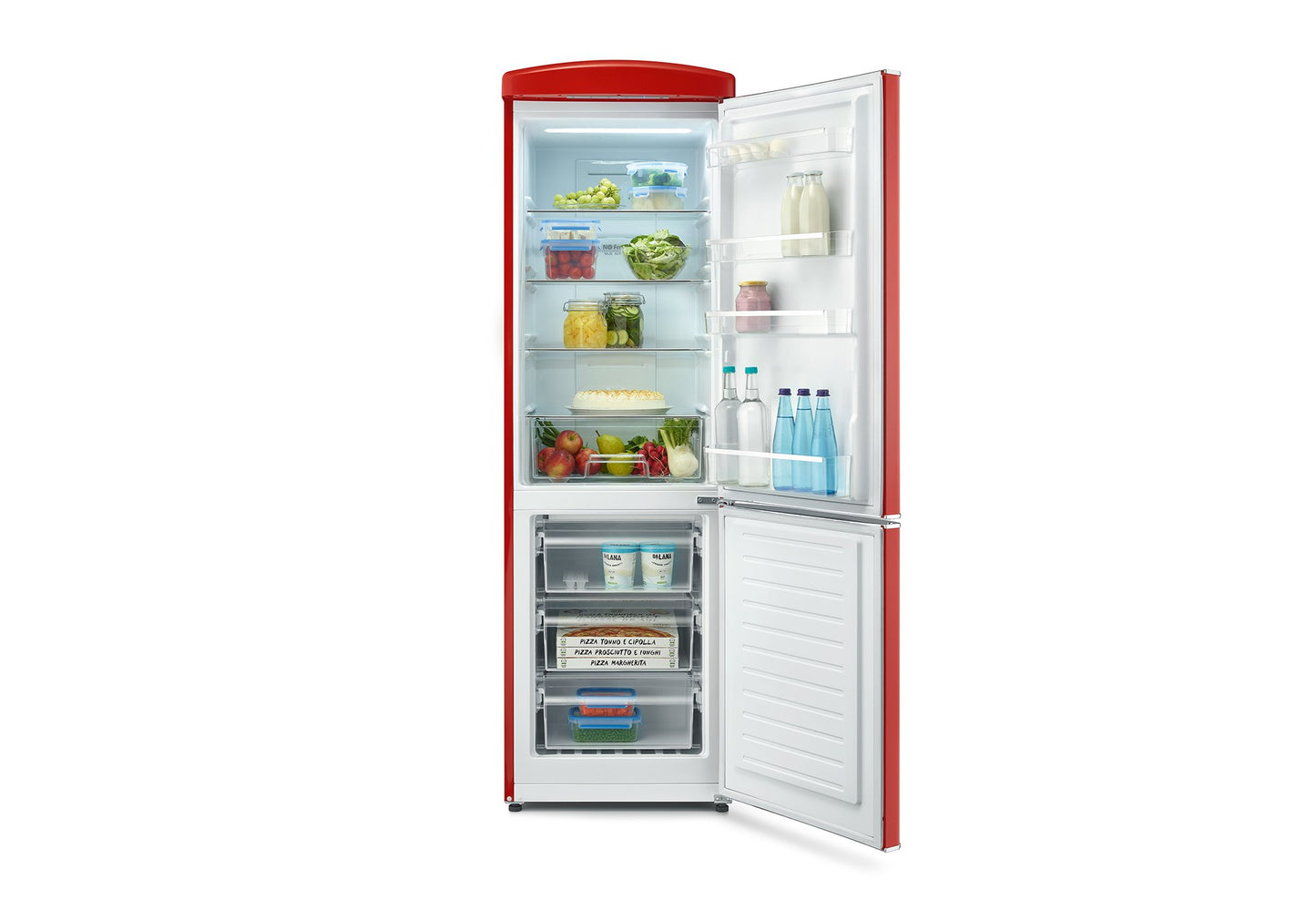 Freestanding refrigerator with freezer, Severin RKG 8997