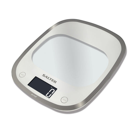 Electronic kitchen scale with glass platform, Salter 1050 WHDR