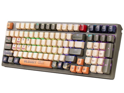 Kompakta Mehāniskā Tastatūra ar RGB Apgaismojumu A4Tech Bloody S98