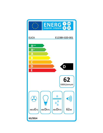 Iebūvējams Tvaika Nosūcējs ar Halogēnspuldzēm, Elica ELITE 14 LUX GRVT/A/60