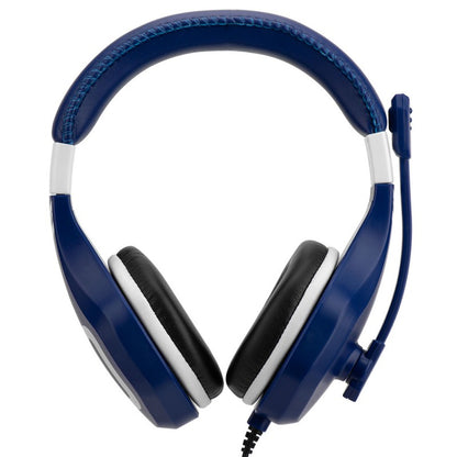 Gaming headset with microphone, Subsonic Football Blue with 40mm speakers
