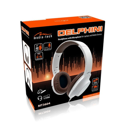 Gamer headset with microphone Media-Tech MT3604 Delphini