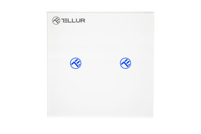 Tellur Smart WiFi Switch SS2N 2 Port 1800W 10A - Viedais WiFi Slēdzis ar Diviem Portiem