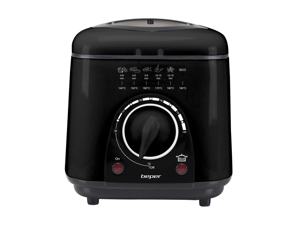 Electric mini fryer with adjustable temperature Beper P101FRI100