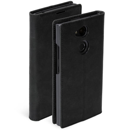 Кошелек Krusell Sunne 2 Card Foliowallet Sony Xperia L2, винтажный черный 