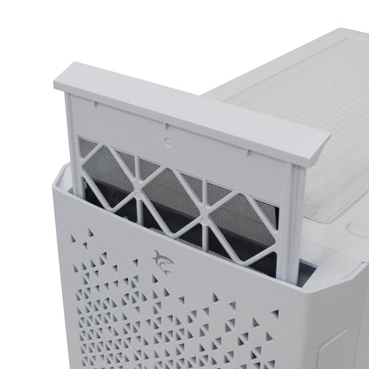 Корпус компьютера White Shark GCC-2303 Bullet White — ATX Mid Tower, белый, металл/пластик/закаленное стекло, ATX/M-ATX/ITX, графический процессор 330 мм