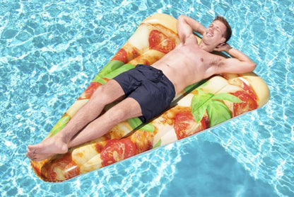 Inflatable mattress with pizza print Bestway Pizza Party Lounge 188x130cm