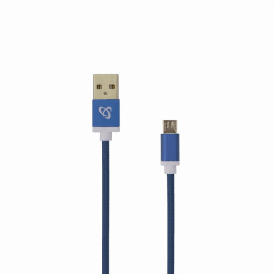 USB cable 1.5m, Micro USB, blue, Sbox USB-10315BL