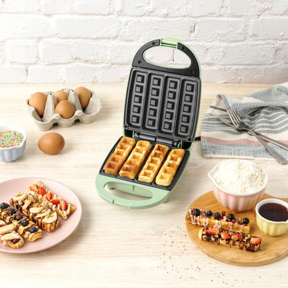 Waffle maker with non-stick coating, Petra PT5419NGRVDE, Green