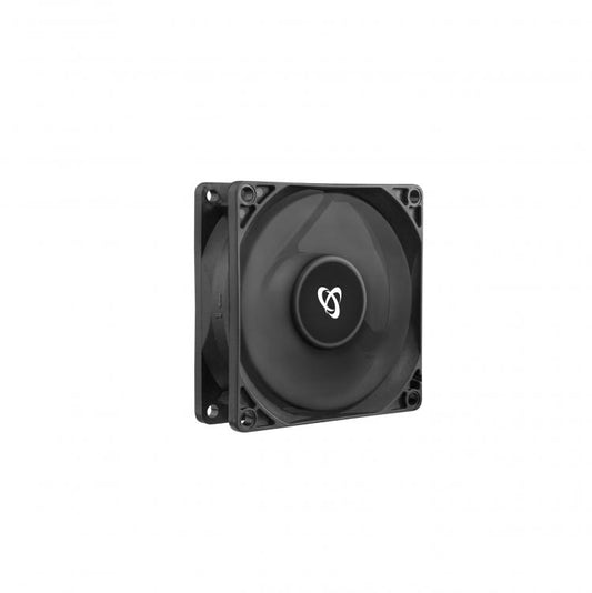 Fan, 80mm, Black, Plastic, Sbox CF-80/R