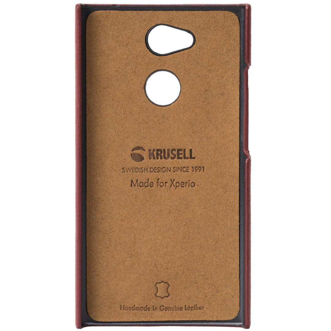Leather case envelope in red for Sony Xperia L2