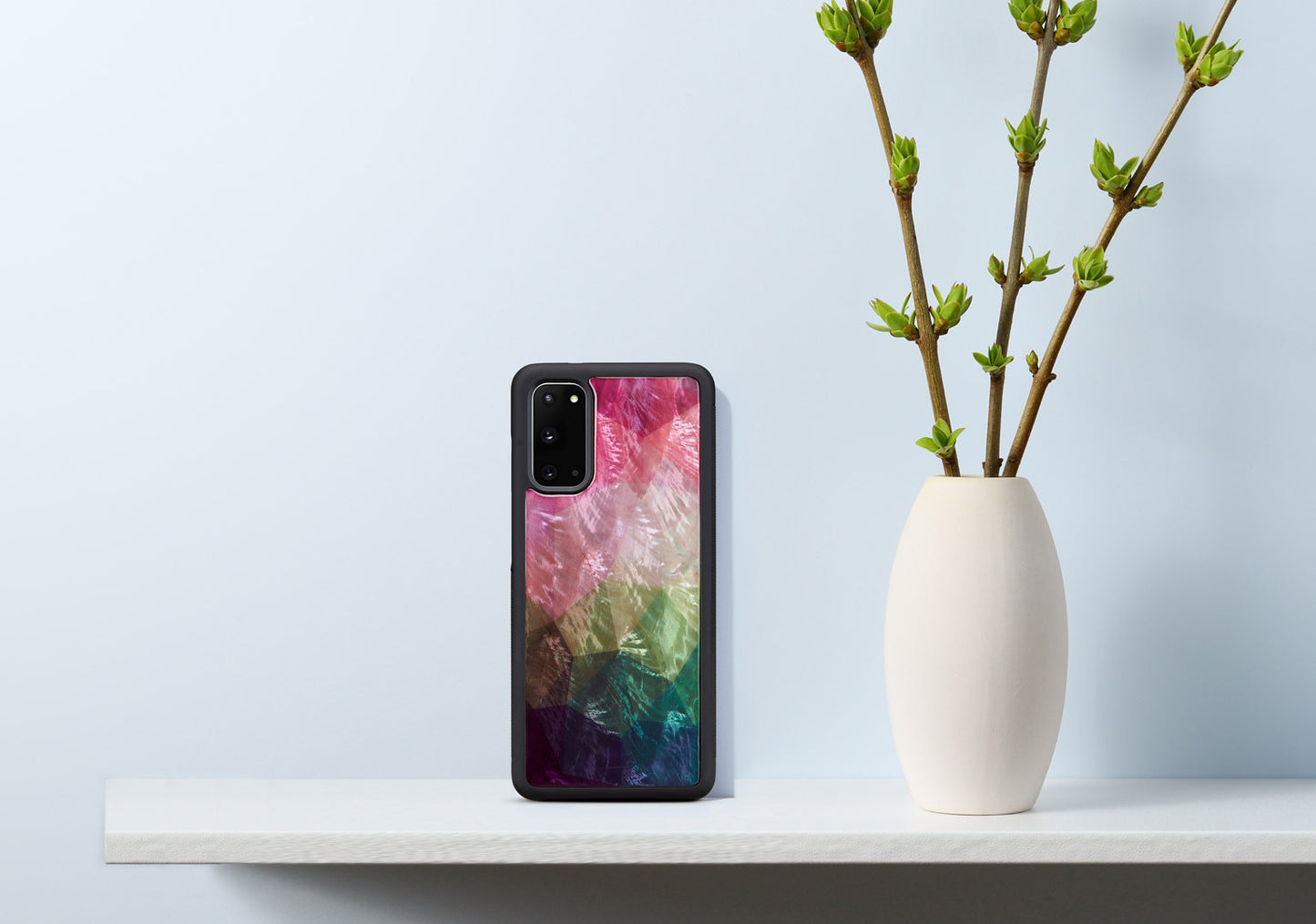 Защитный чехол Water Flower для Samsung Galaxy S20 — черный